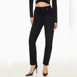 Agolde Reley Long Black Jeans